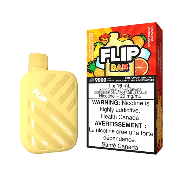 STLTH FLIP BAR 9K | MANGO PINEAPPLE ICE AND ORANGE ICE