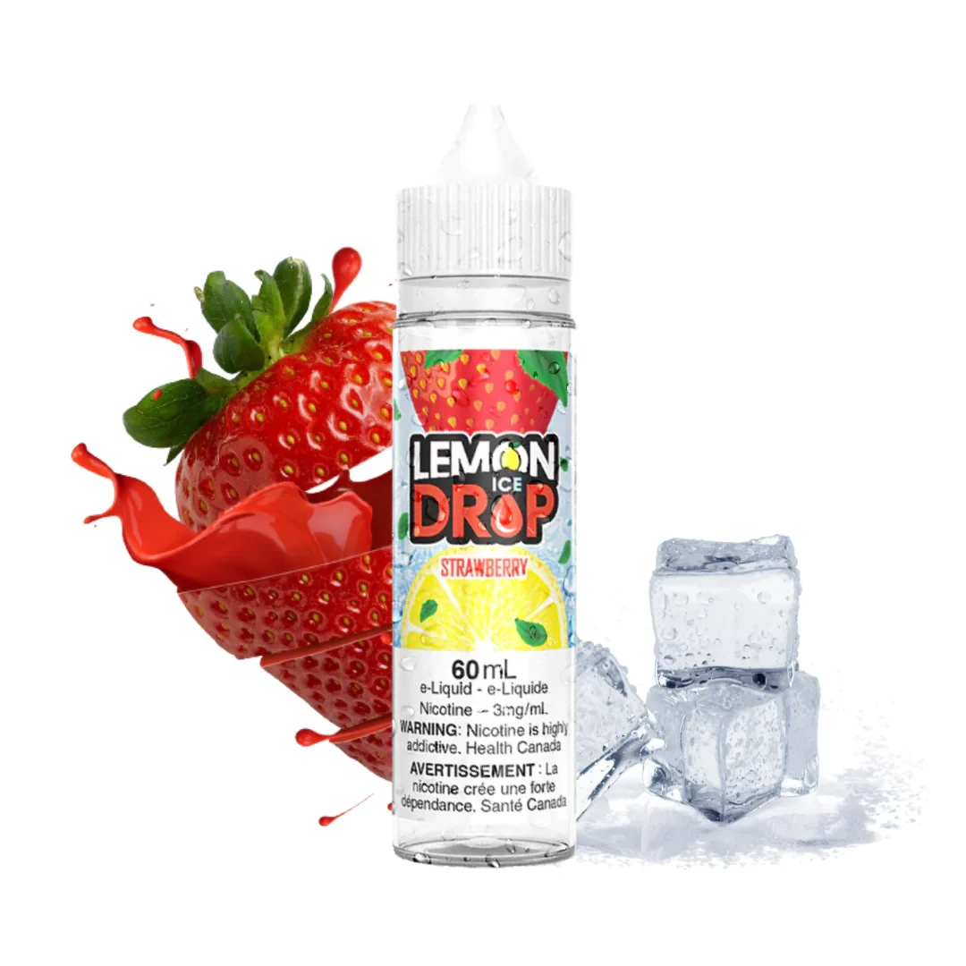 STRAWBERRY LEMON DROP ICE 60ML - BASE LIBRE