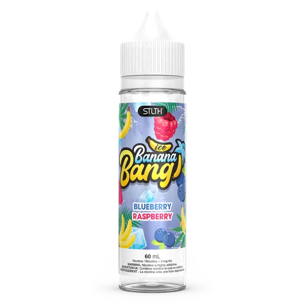 BLUEBERRY RASPBERRY BANANA BANG ICE 60ML - BASE LIBRE