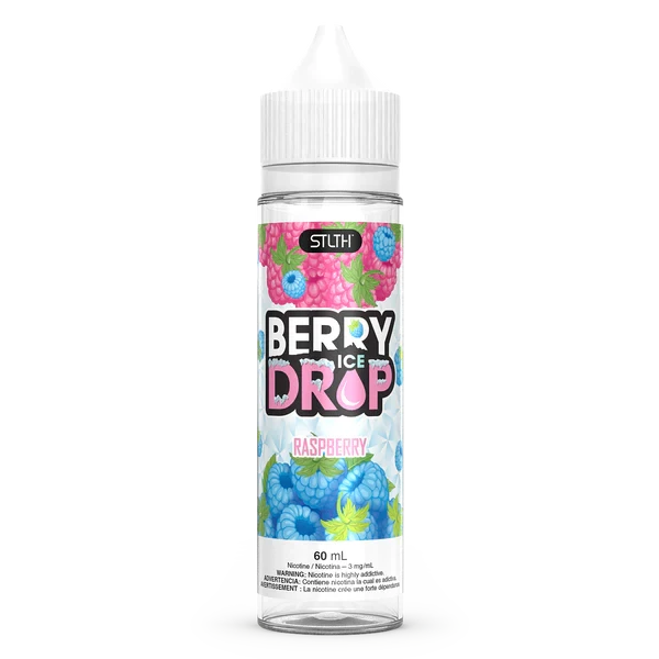 RASPBERRY BERRY DROP ICE 60ML - BASE LIBRE